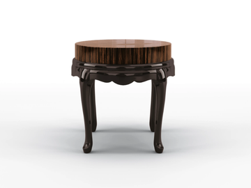 FLY - Round ebony coffee table for living room by BRUNO ZAMPA - view 3